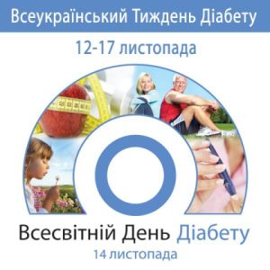 14 ЛИСТОПАДА ВСЕСВІТНІЙ ДЕНЬ БОРОТЬБИ З ЦУКРОВИМ ДІАБЕТОМ